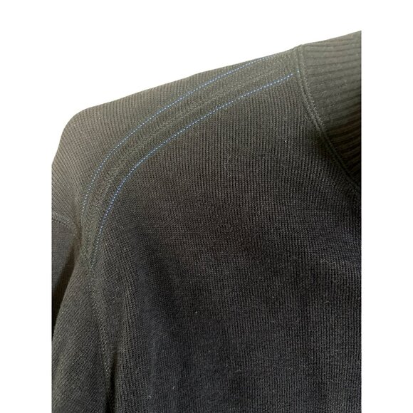 Tommy Bahama Flip Side Pro Half Zip Reversible Sweater Burg Black Size L NWT - Picture 12 of 13